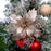 Glitter Artifical Christmas Flowers  Tree Decorations For Home