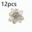 Glitter Artifical Christmas Flowers  Tree Decorations For Home