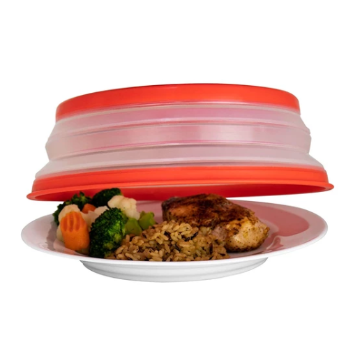 Collapsible Microwave Food Cover