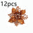 Glitter Artifical Christmas Flowers  Tree Decorations For Home