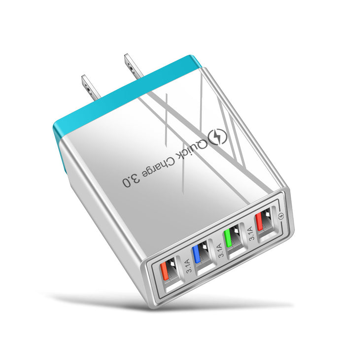 Fast Phone Charger | 4 Ports Phone Adapter | RJ2