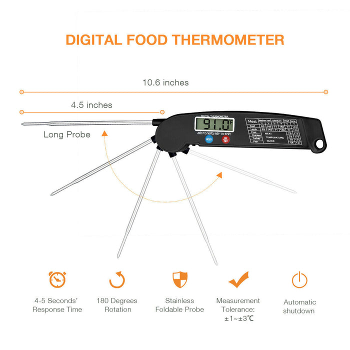 Digital Meat Thermometer | Kitchen Meat Thermometer | 