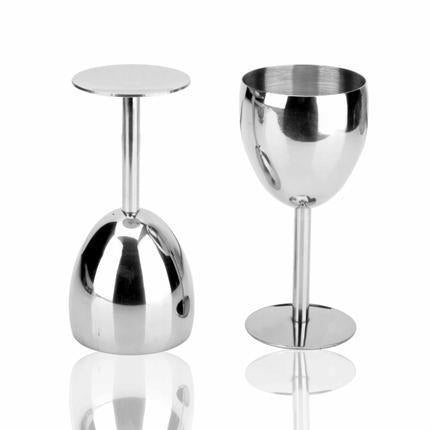 Stainless Steel Wine Glass | Tall Wine Glass | RJ2