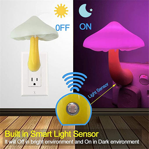 LED Night Light Mushroom | LED Light Mushroom | RJ2