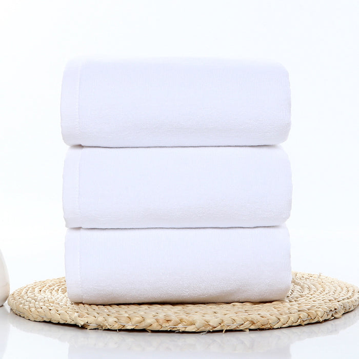 White Cotton Towel | Thickened Bath Towel | RJ2