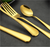 Stainless Steel Cutlery Set | Golden Cutlery Set | RJ2