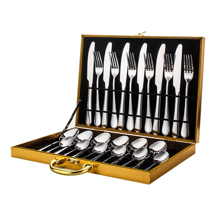 Stainless Steel Cutlery Set | Golden Cutlery Set | RJ2