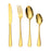 Stainless Steel Cutlery Set | Golden Cutlery Set | RJ2