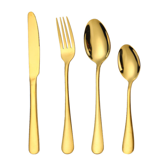 Stainless Steel Cutlery Set | Golden Cutlery Set | RJ2